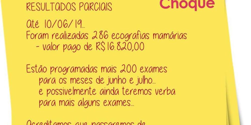 BAZAR ROSA CHOQUE | Prestando contas de ações importantes.