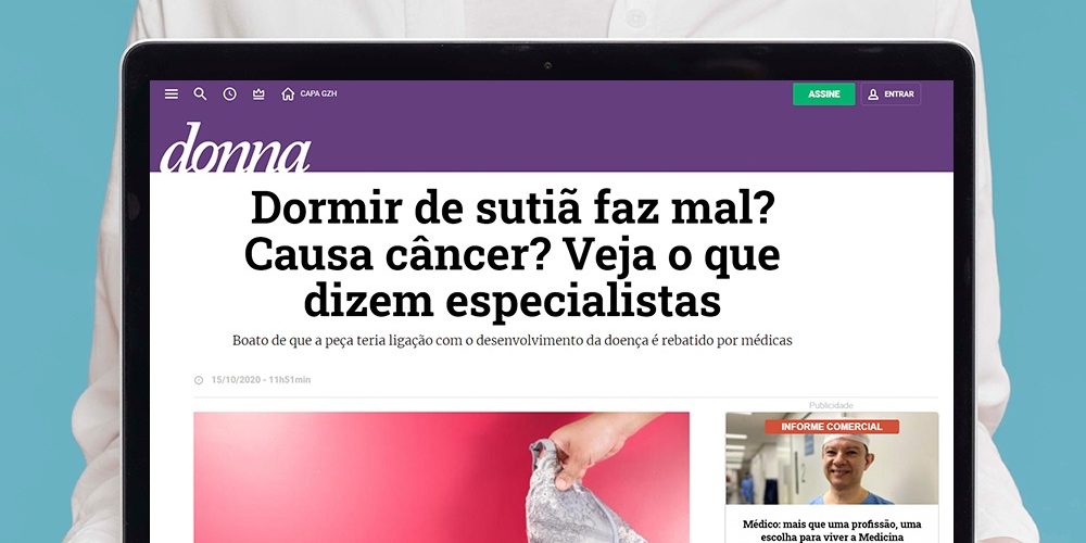 Dormir de sutiã faz mal? Causa câncer? Veja o que dizem especialistas