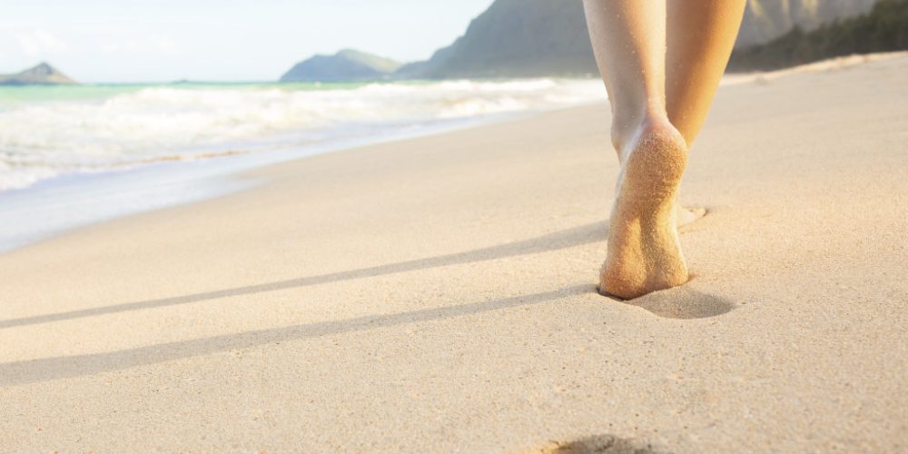 Terapia dos pés descalços