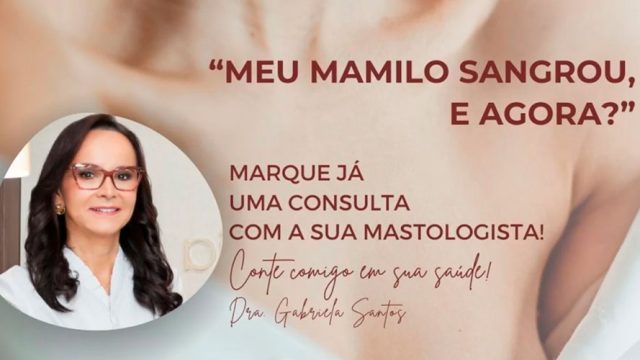 Meu mamilo sangrou, e agora?